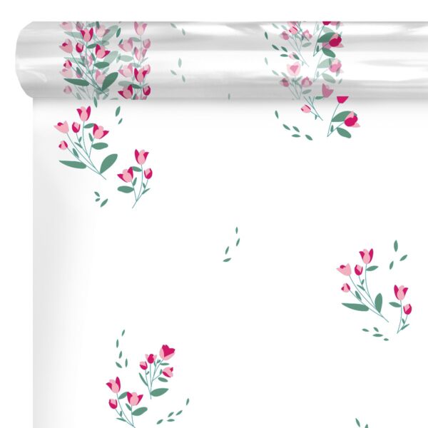 Rouleau de polypropylène fantaisie Léandre pour bouquets