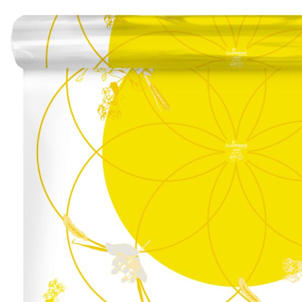 Polypro printed sheets in roll Honesty for water reserve 0.80x40 m jaune 40