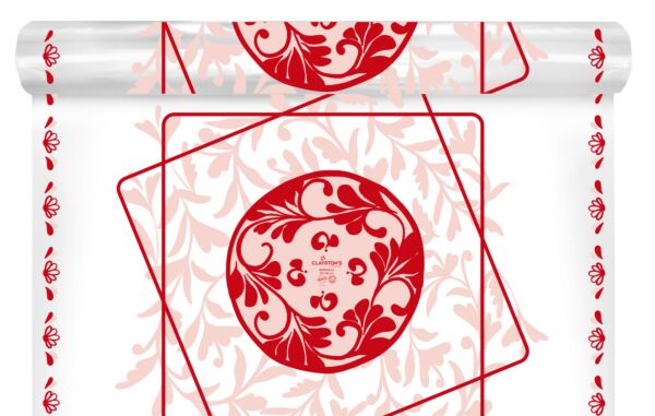Rame en rouleau fantaisie Maravilia pour bulle d'eau 0.80x40 m rouge 40