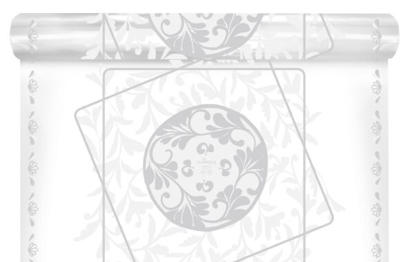 Rame en rouleau fantaisie Maravilia pour bulle d'eau 0.80x40 m blanc 40