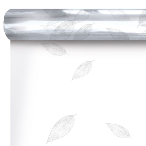 Patterned polypro roll Symphonie for bouquets 0.80x120 m blanc 35
