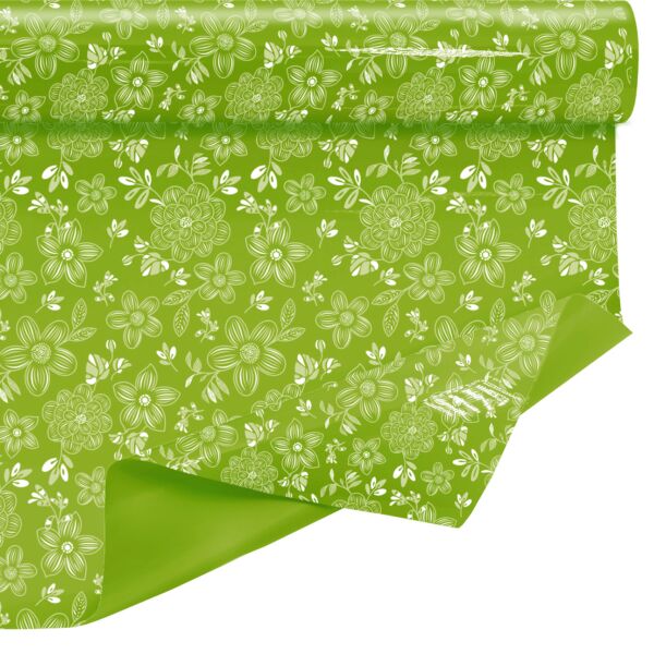 Patterned Claybrill roll Marline for bouquets 0.80x40 m vert 35