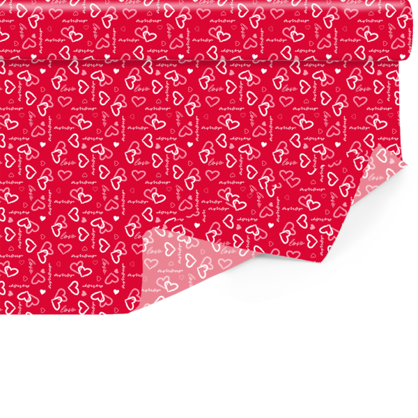 Patterned Claybrill roll Cardia C 0.80x40 m rouge 35