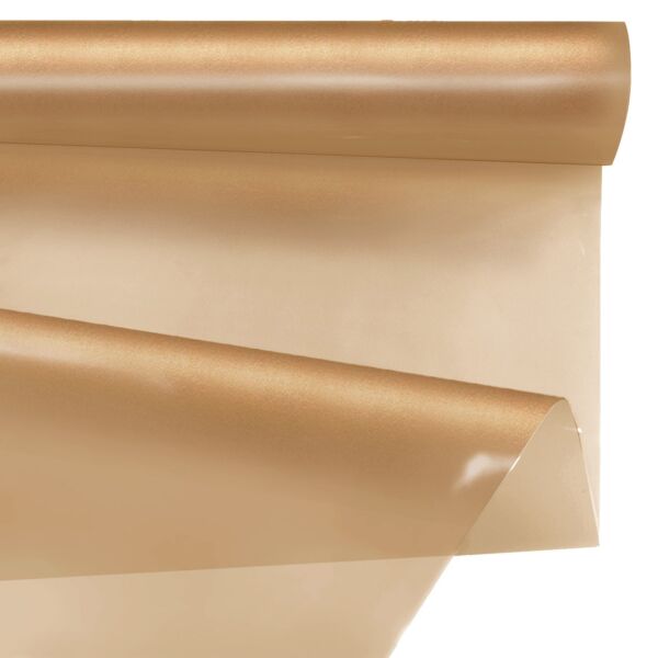 Plain frosted opaline roll for bouquets 0.69x50 m rouge 35