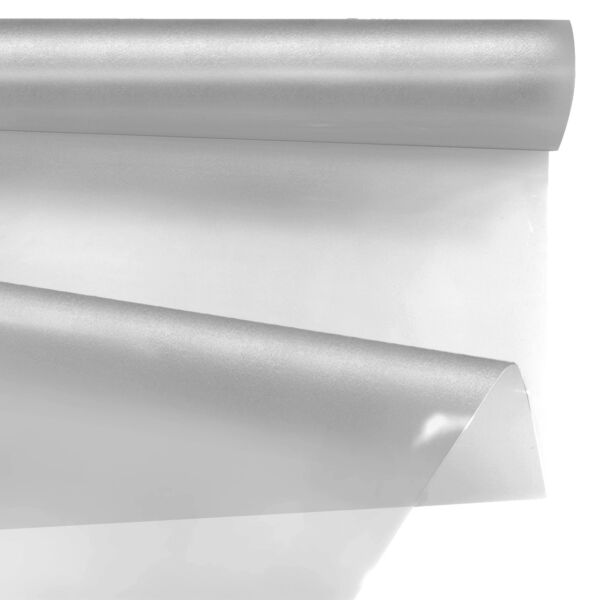 Rouleau d'opaline frosted unie pour bouquets 0.69x50 m argent 35