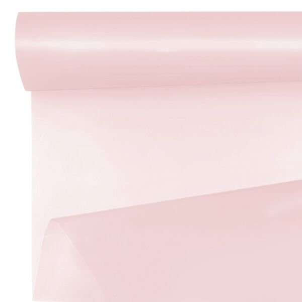 Plain frosted opaline roll for bouquets 0.79x40 m rose 35