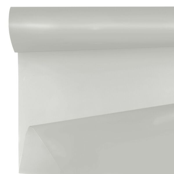Rouleau d'opaline frosted unie pour bouquets 0.79x40 m gris 35