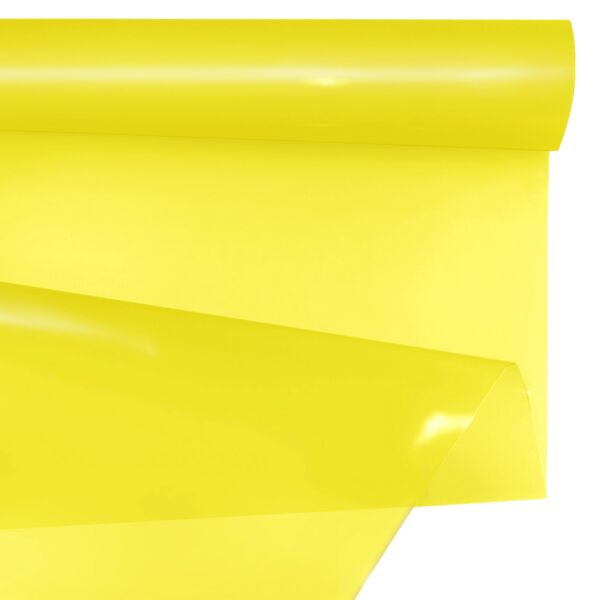 Rouleau d'opaline frosted unie pour bouquets 0.79x40 m jaune 35