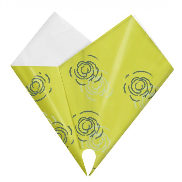 Cône polypro préplié uni pratique et rapide 56.5x54.5 cm vert