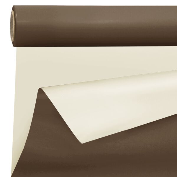 Rouleau de polypropylène mat Duo 0.99x25 m marron 40