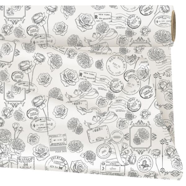 Rouleau de polypropylène mat Lucy 0.79x25 m gris 40
