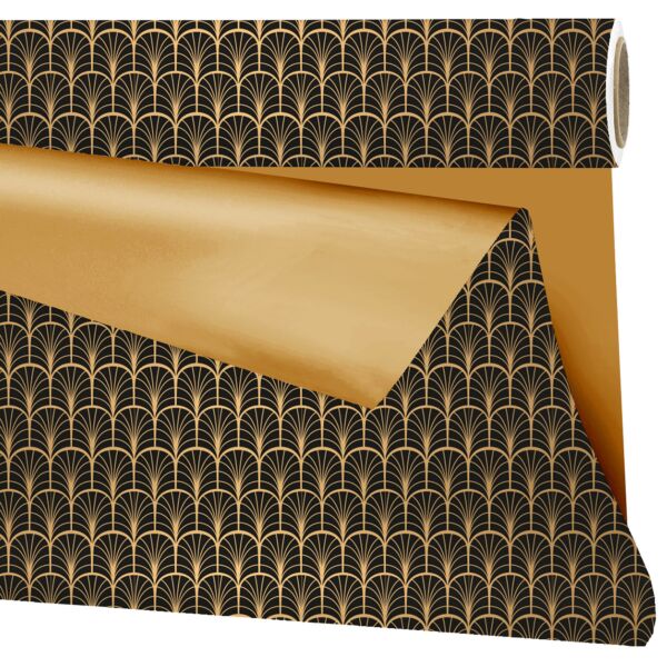 Mat polypro roll Florentine for Christmast 0.99x25 m noir 40