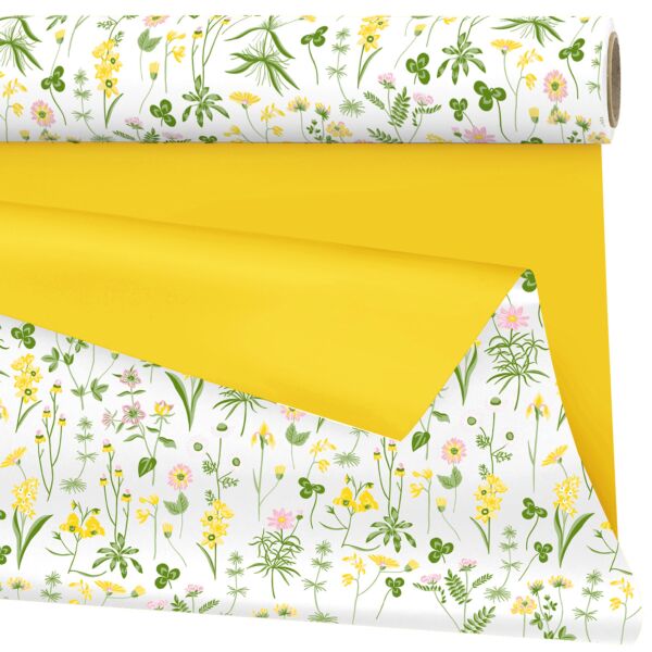 Mat polypro roll Ysée 0.79x25 m jaune 40