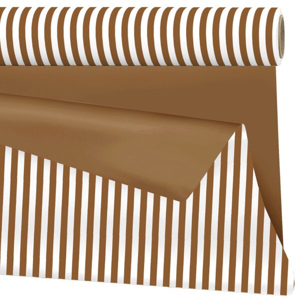 Rouleau en polypropylène mat Ligne 0.99x25 m marron 40