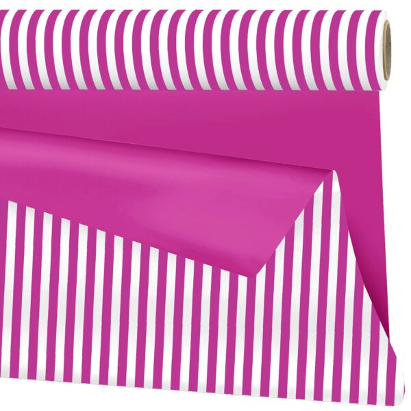 Mat polypro roll Ligne 0.99x25 m rose 40
