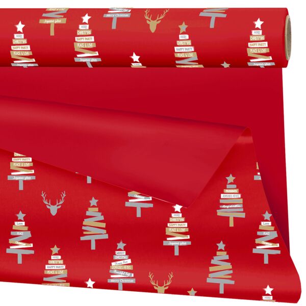 Rouleau de polypropylène mat Vanessa 0.69x40 m rouge 40