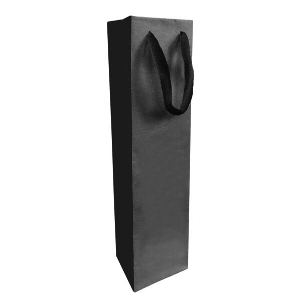 Sac kraft bouteille séduction noir