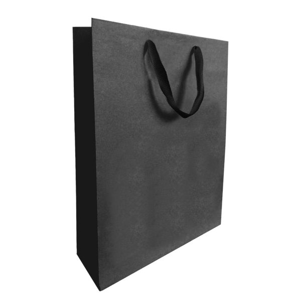kraft seduction bottle bag 95 x 285 x 385 mm noir Kraft