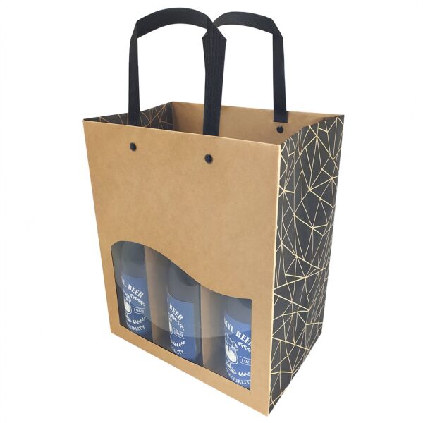authentic kraft bag for beer
