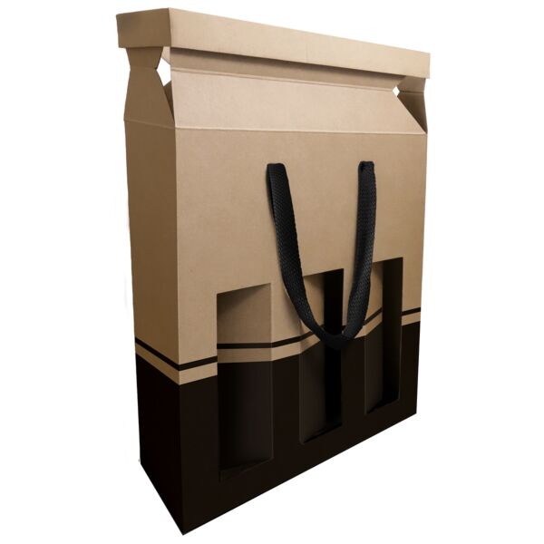 Pop-up Kraft Bag 95 x 270 x 340 mm naturel Kraft