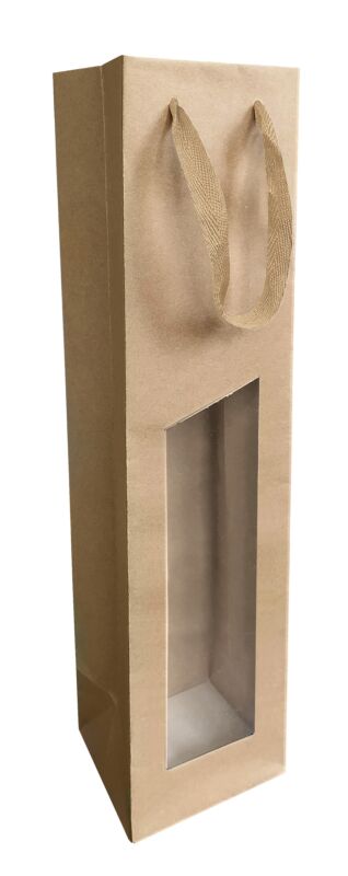 Seduction kraft bag 114 x 130 x 440 mm noir