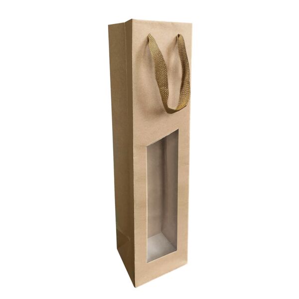 Sacs bouteille Séduction 91 x 95 x 385 mm naturel Kraft