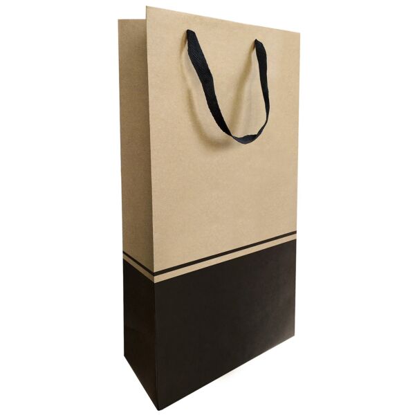Sac séduction  95 x 190 x 385 mm noir Kraft