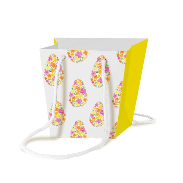 Sac en carton Signature pour le transport 110 x 150 x 170 mm jaune