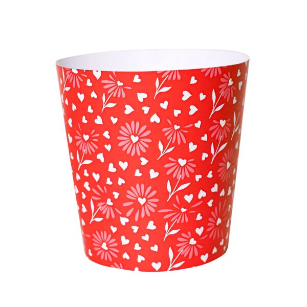 Cache-Pot Eureka St-Valentin 105 x 142 x 123 mm rouge