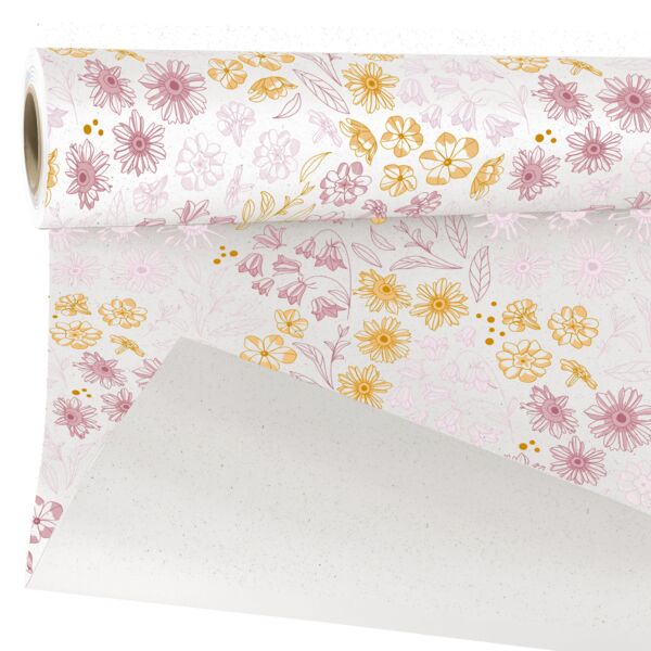 Eco-friendly beetroot paper roll Andrea 0.79x40 m orange 80