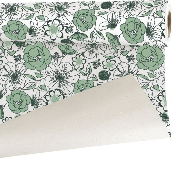 Eco-friendly beetroot paper roll Perla 0.79x40 m vert 80