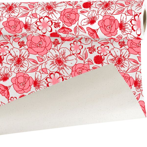 Rouleau de papier betterave Perla - éco-responsable 0.79x40 m rose 80