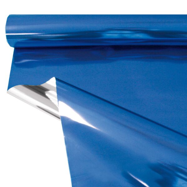 Metallic polypro roll for bouquets 1.19x10 m bleu 30