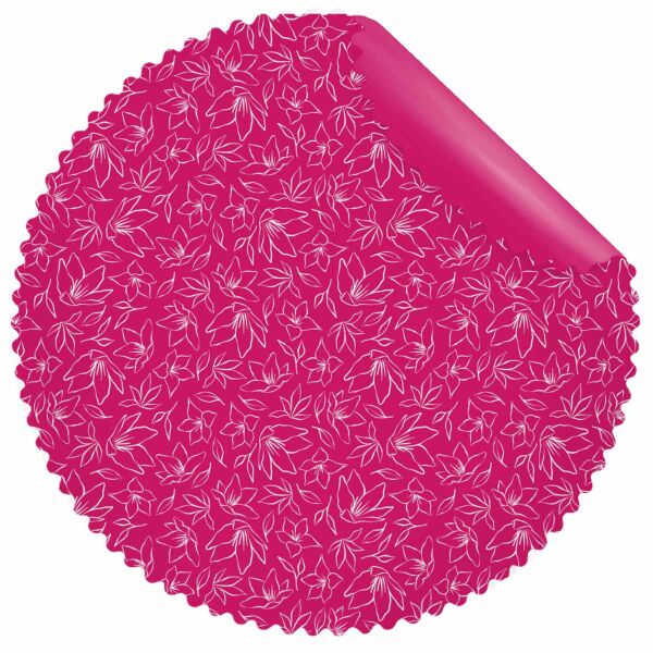 Rosaces metal Baki 48 cm rose