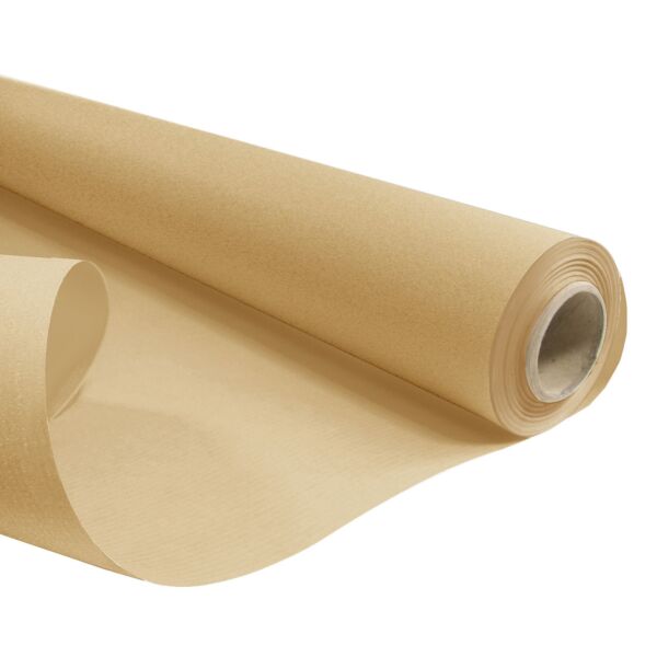 Rouleau de Papier Kraft Naturel Uni vergé 100m