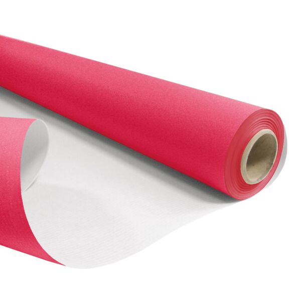 Whitened kraft roll 40m 0.79x40 m rose 60