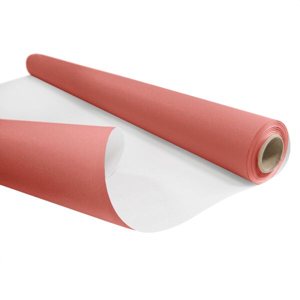 Whitened kraft roll 40m 0.79x40 m rose 60