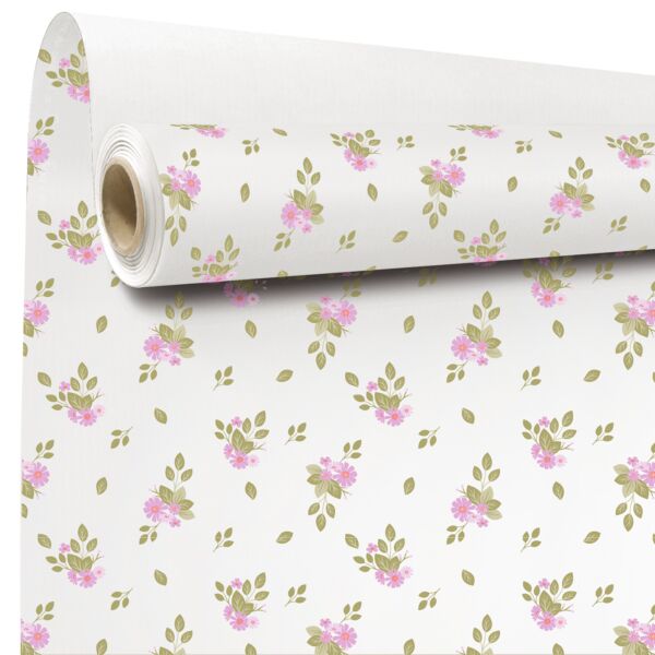 Rouleau kraft fantaisie Corina 0.79x40 m rose 60