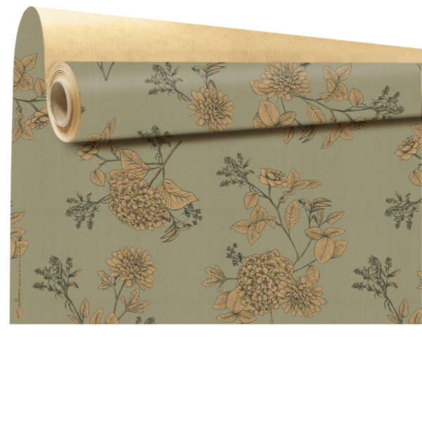 Kraft rolls - Edmée 0.79x40 m vert 60