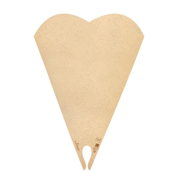 Time-saving kraft prefolded sleeve Smart 35x50 cm naturel
