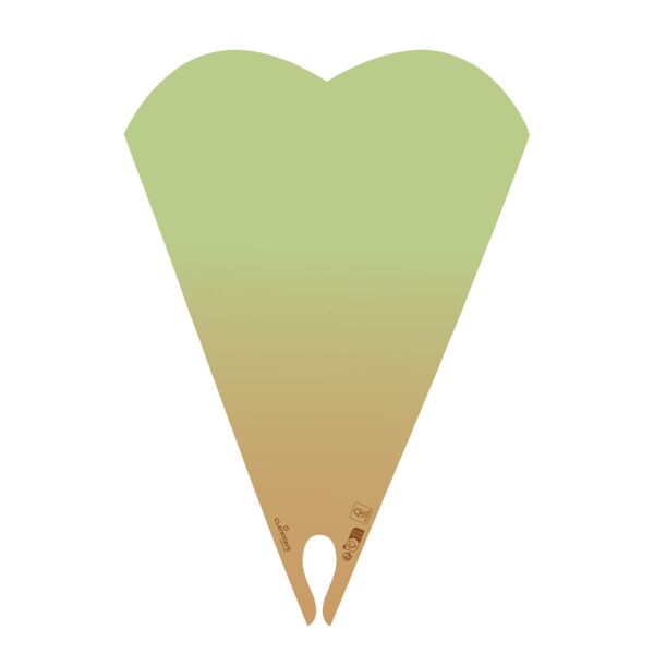Time-saving kraft prefolded sleeve Smart 35x50 cm vert