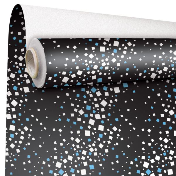Papier cadeau Cubo 0.69x50 m bleu 65