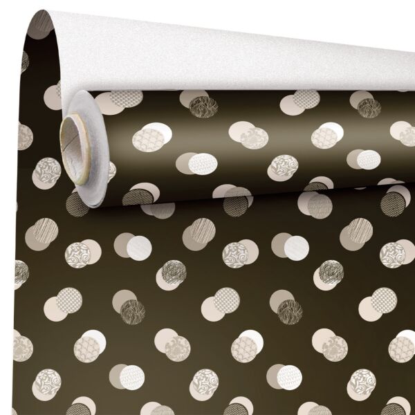 Papier cadeau Aqua 0.69x50 m beige 60