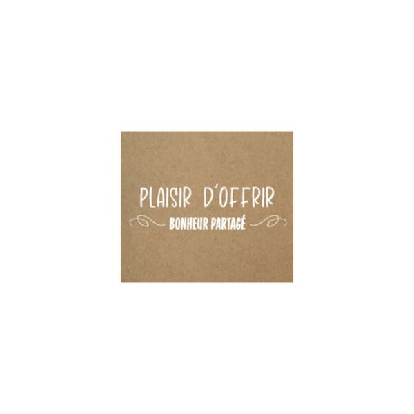 Etiquettes cadeau adhésives pour emballage 40x35 blanc