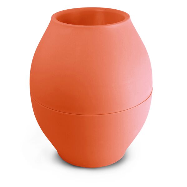 Vase diabol'o anti-renversement 150-88 X 176mm orange
