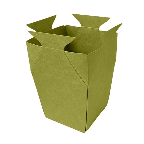 Waterproof cardboard vase Topaze 114x114x247 mm vert