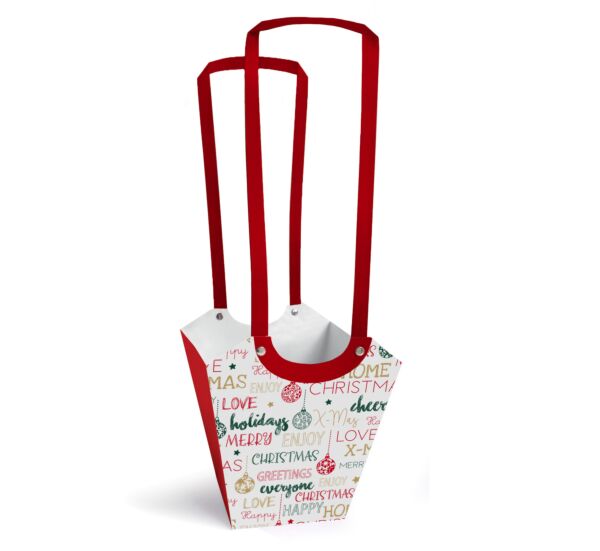 Water resistant cardboard bag Aqua for transport b:110 B:175 H:190 mm rouge