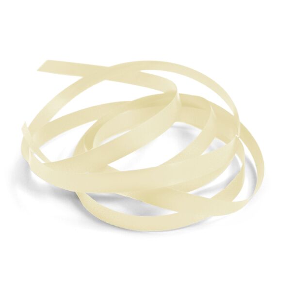 Bolducs ruban mat coloré pour un emballage cadeau original 10x250 m beige