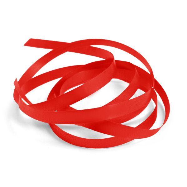 Bolducs ruban mat coloré pour un emballage cadeau original 10x250 m rouge