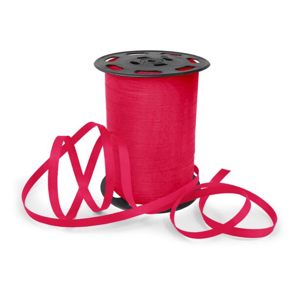 Bolducs ruban mat coloré pour un emballage cadeau original 10x250 m rose